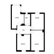 Friedrich-Ebert 46, 1R Grund - Praktisch geschnittene 3 Zimmer