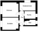Grundrissskizze - Ganz familiär in ruhigem Umfeld wohnen