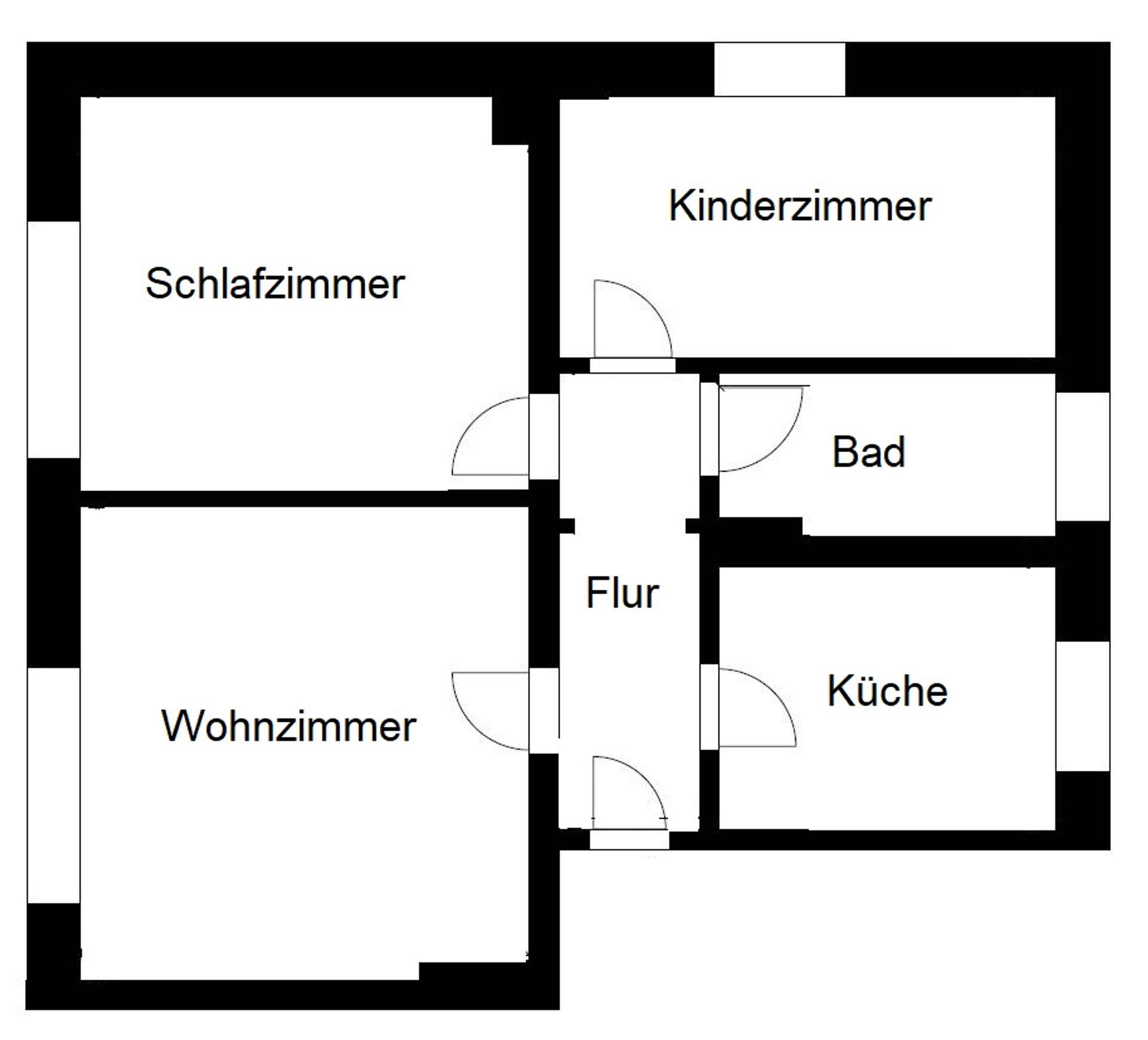 Grundrissskizze